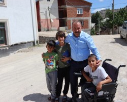 Başkanla Fotoğraflar