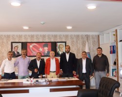 Başkanla Fotoğraflar